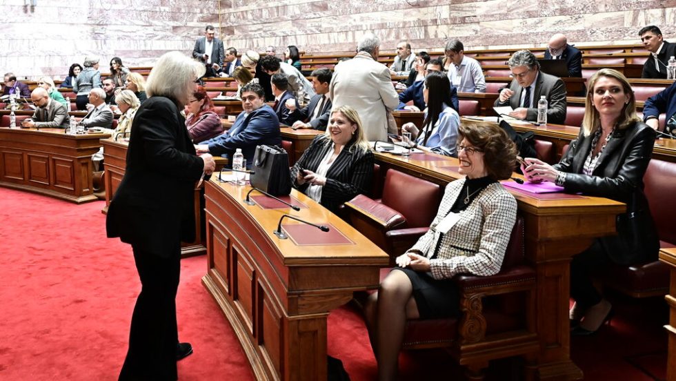 Από την επεξεργασία του σχεδίου νόμου του υπουργού Επικρατείας, Χρήστου - Γεωργίου Σκέρτσου «Ισότητα στον πολιτικό γάμο, τροποποίηση του Αστικού Κώδικα και άλλες διατάξεις»